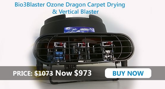 OZONE DRAGON Carpet Drying and Vertical blaster