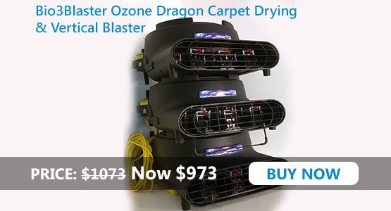 OZONE DRAGON Carpet Drying and Vertical blaster