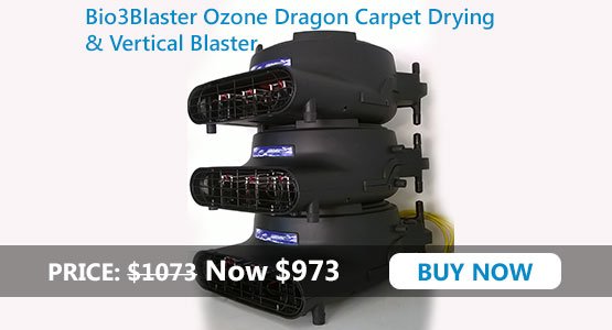 OZONE DRAGON Carpet Drying and Vertical blaster